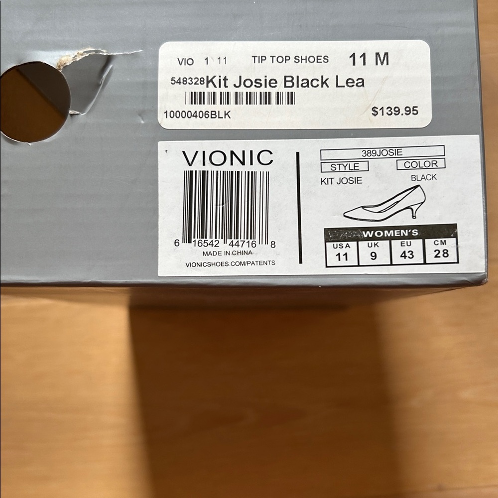 Vionic Black Pointed Heels - Picture 6 of 6